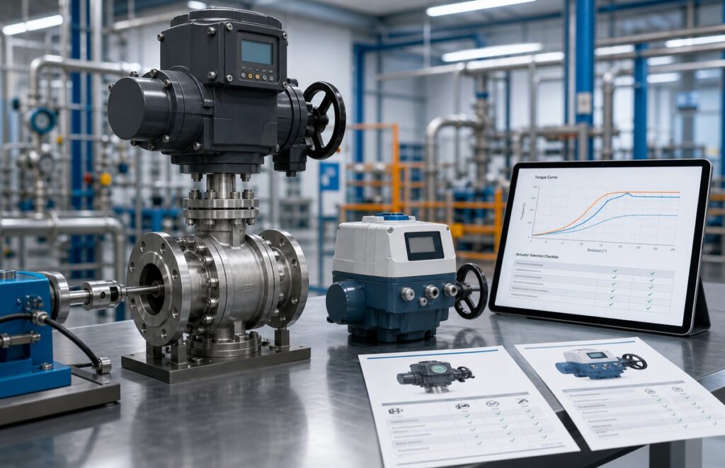 Electric valve actuator comparison for Rotork and AUMA selection article